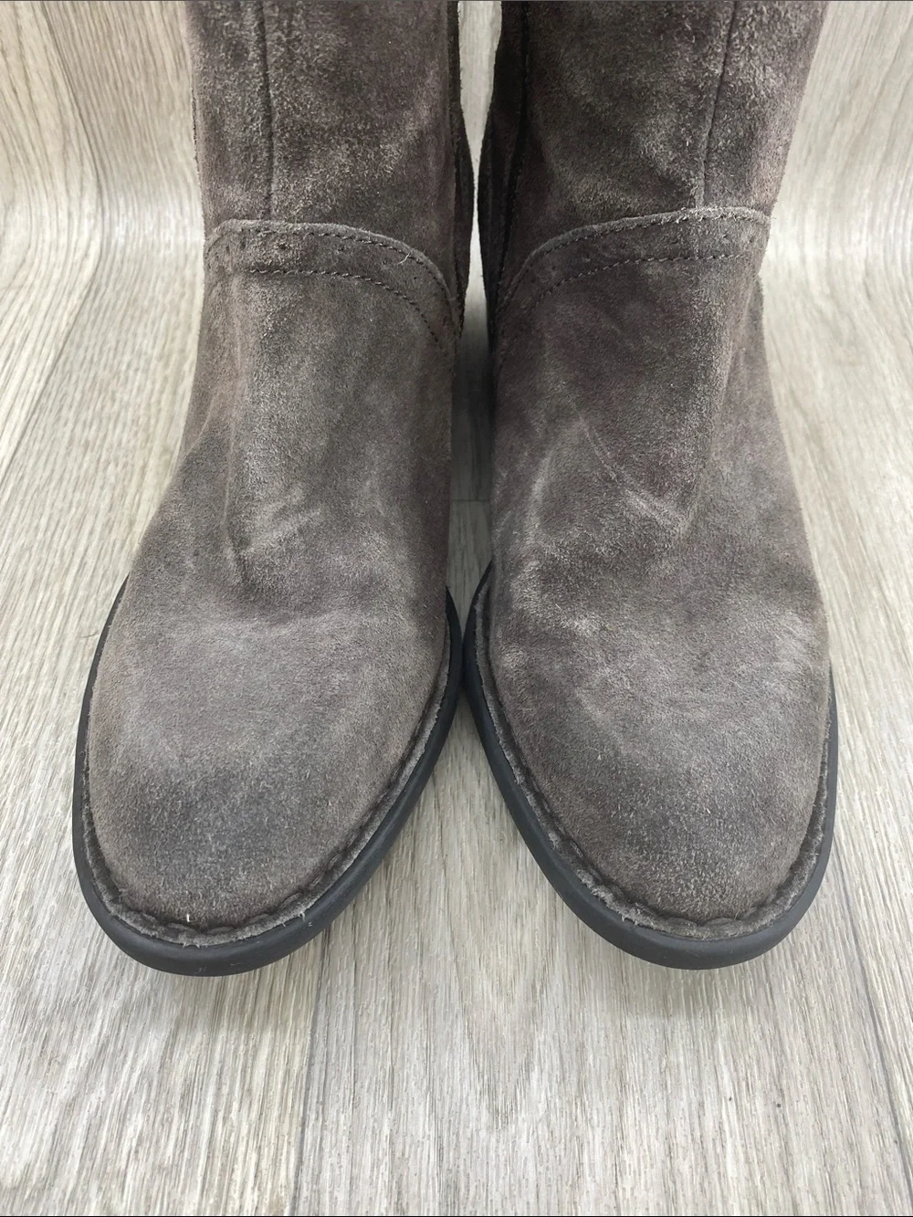Born Women's Over-The-Knee Suede Boots in Dark Brown